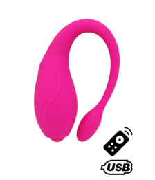 TANDEM Rose, stimulateur pour couple USB avec télécommande en silicone médical - BQ125PNK